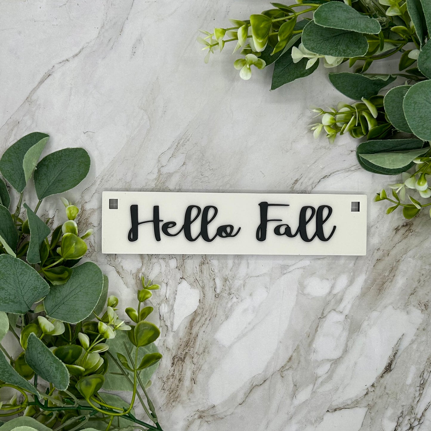 Hello Fall Hanging Sign
