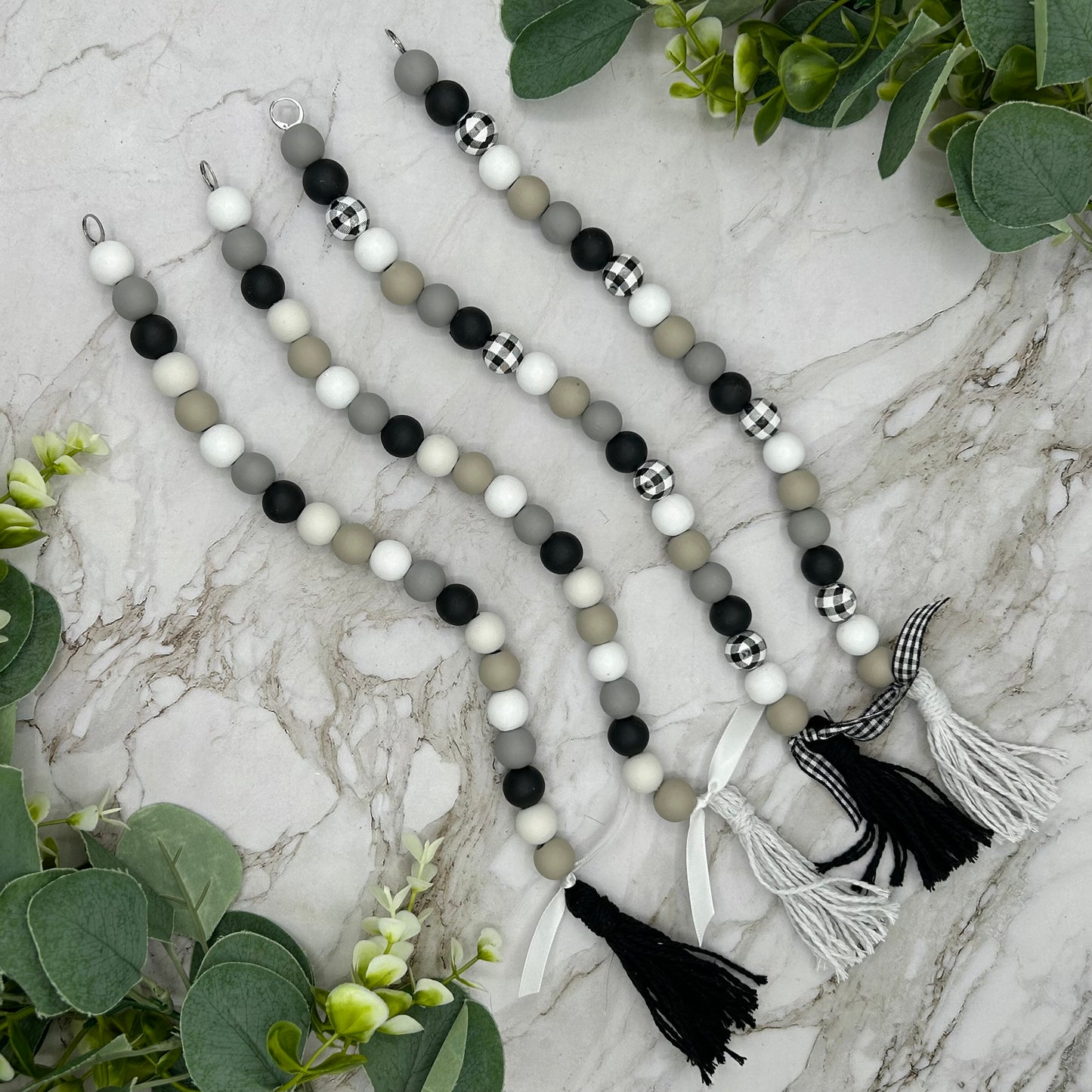 Home Bead Tags and Garland