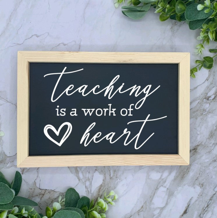 8X12” Framed Teacher Appreciation Sign