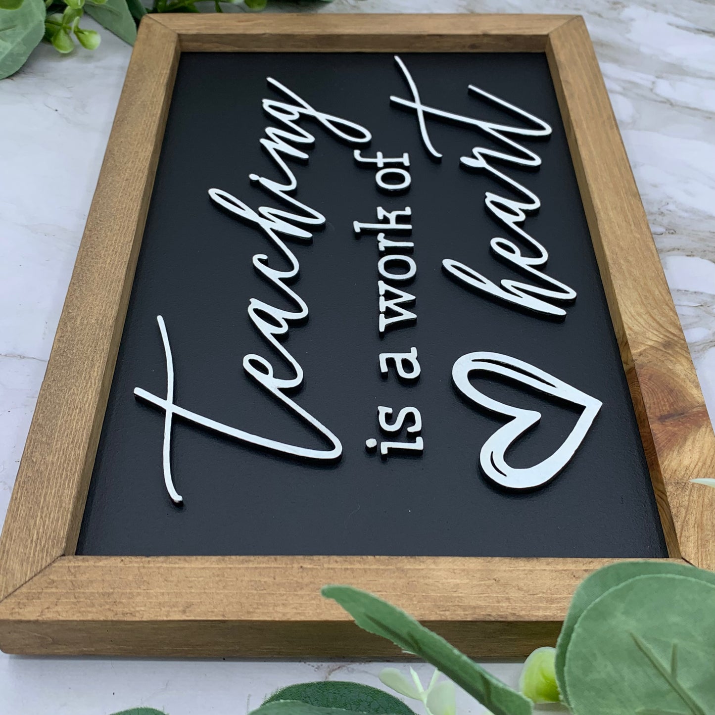 8X12” Framed Teacher Appreciation Sign