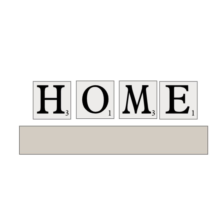 HOME Scrabble Tiles