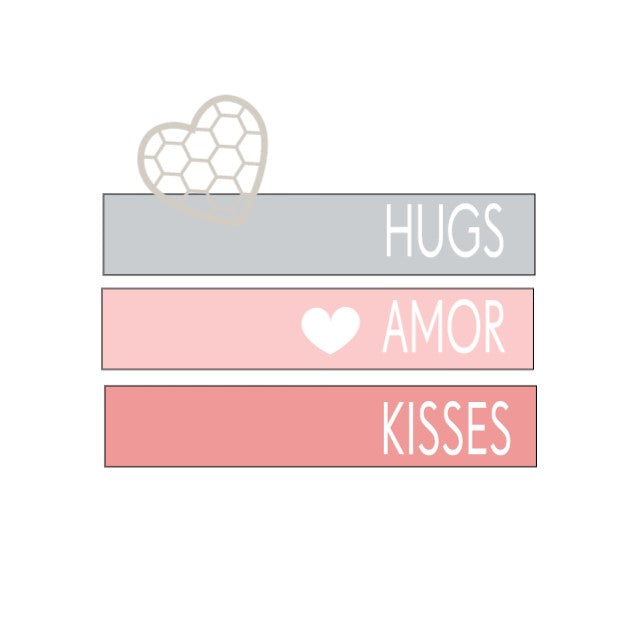 Valentine Mini Stacked Books