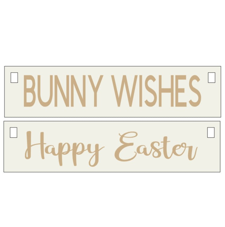 Easter Bench Hanging Sign