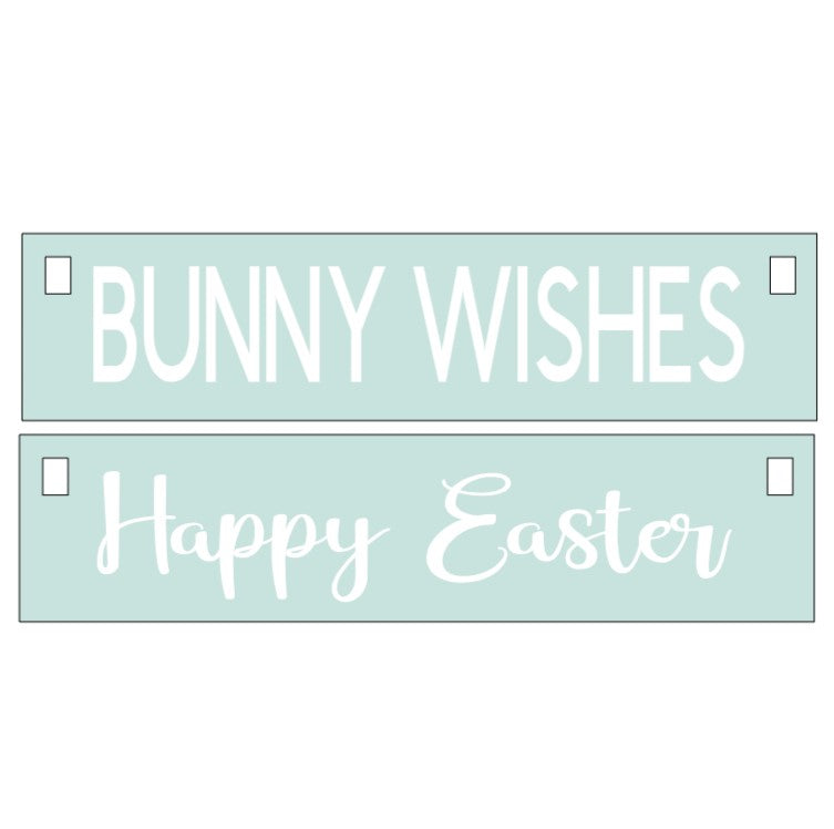 Easter Bench Hanging Sign