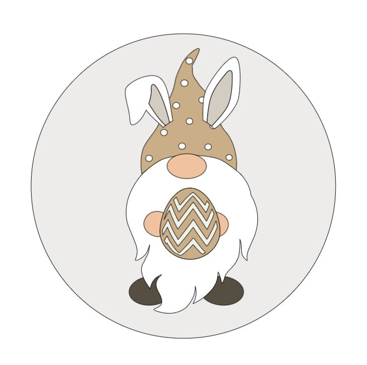 Easter Interchangeable Shiplap Circular Sign