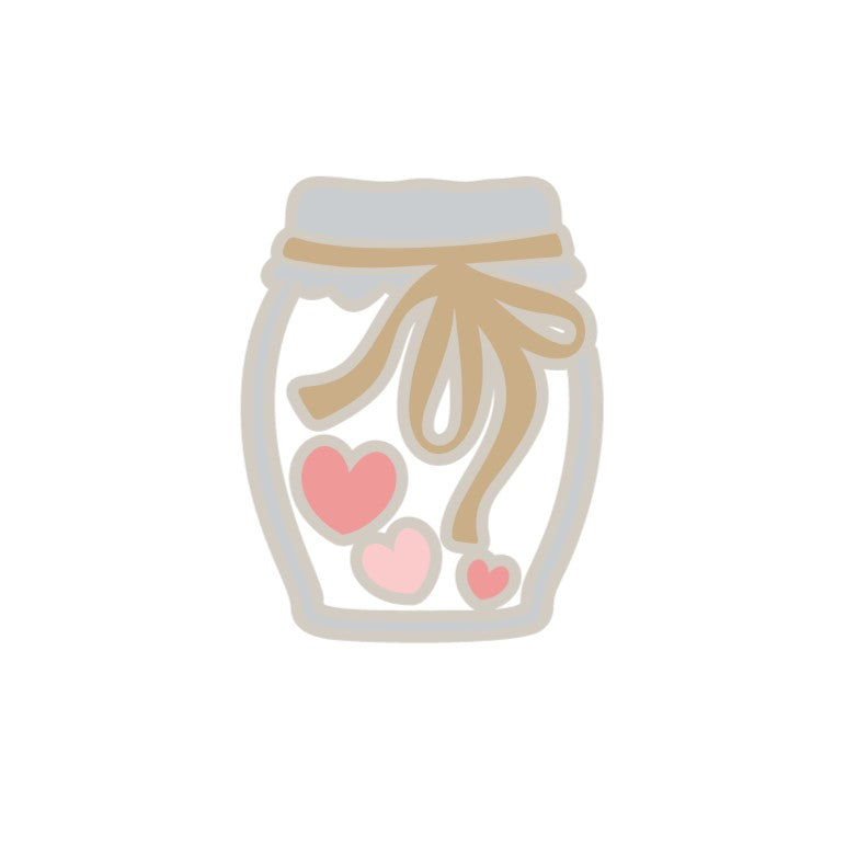 Valentine Mini Wagon-Crate Jar