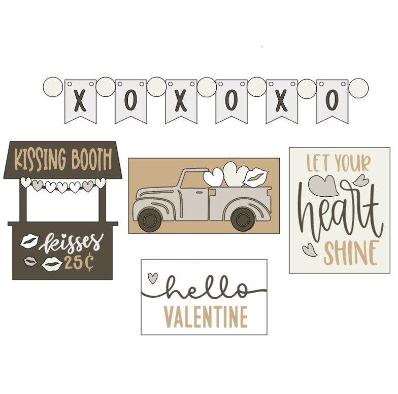 Valentine Mini Sign Set