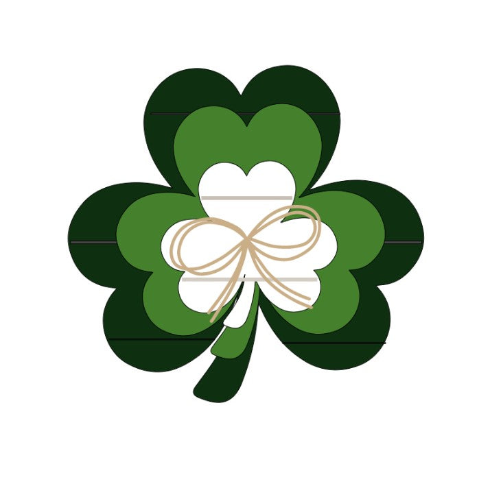 Shamrock Layer Cutouts sign