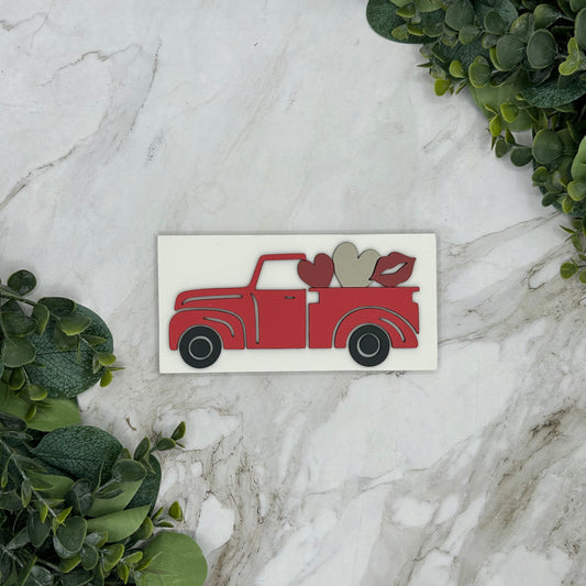 Valentine Truck Sign-Red