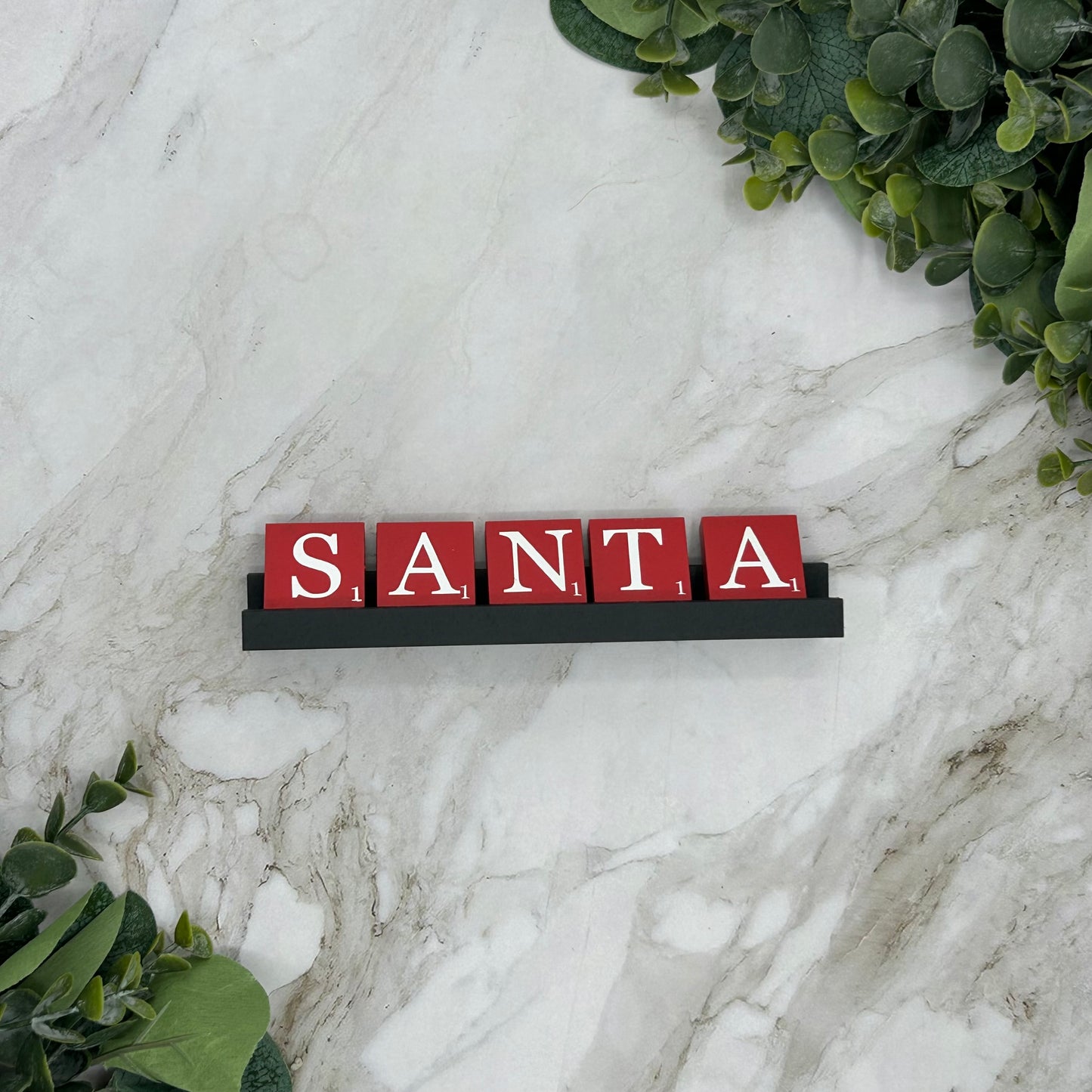 SANTA Scrabble Tiles