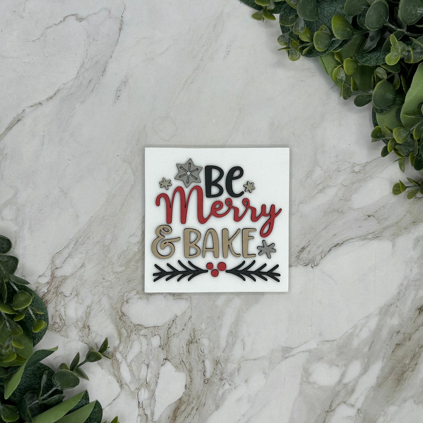 Be Merry & Bake Sign