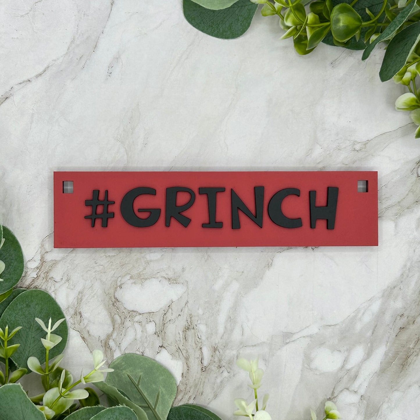 Grinch Hanging Sign