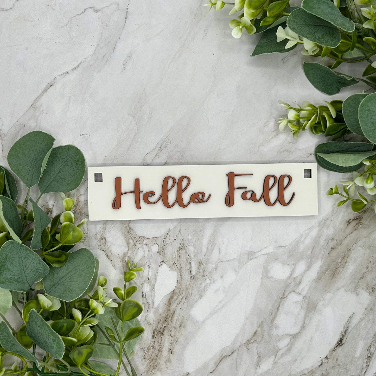 Hello Fall Hanging Sign