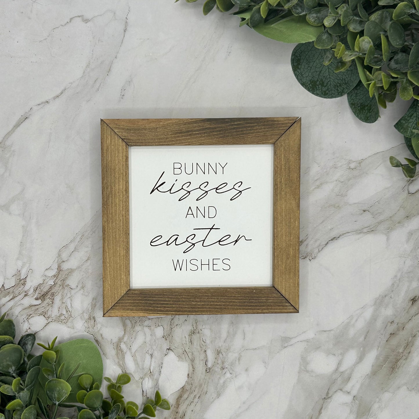 Easter Double Sided Framed Sign