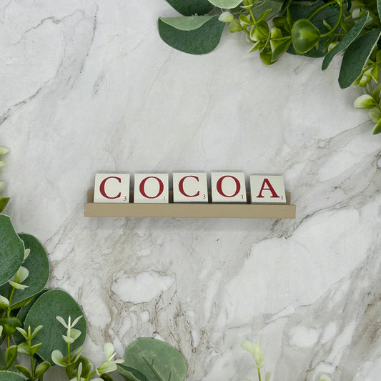 COCOA Scrabble Tiles