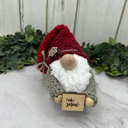 Winter Crochet Mini Gnomes