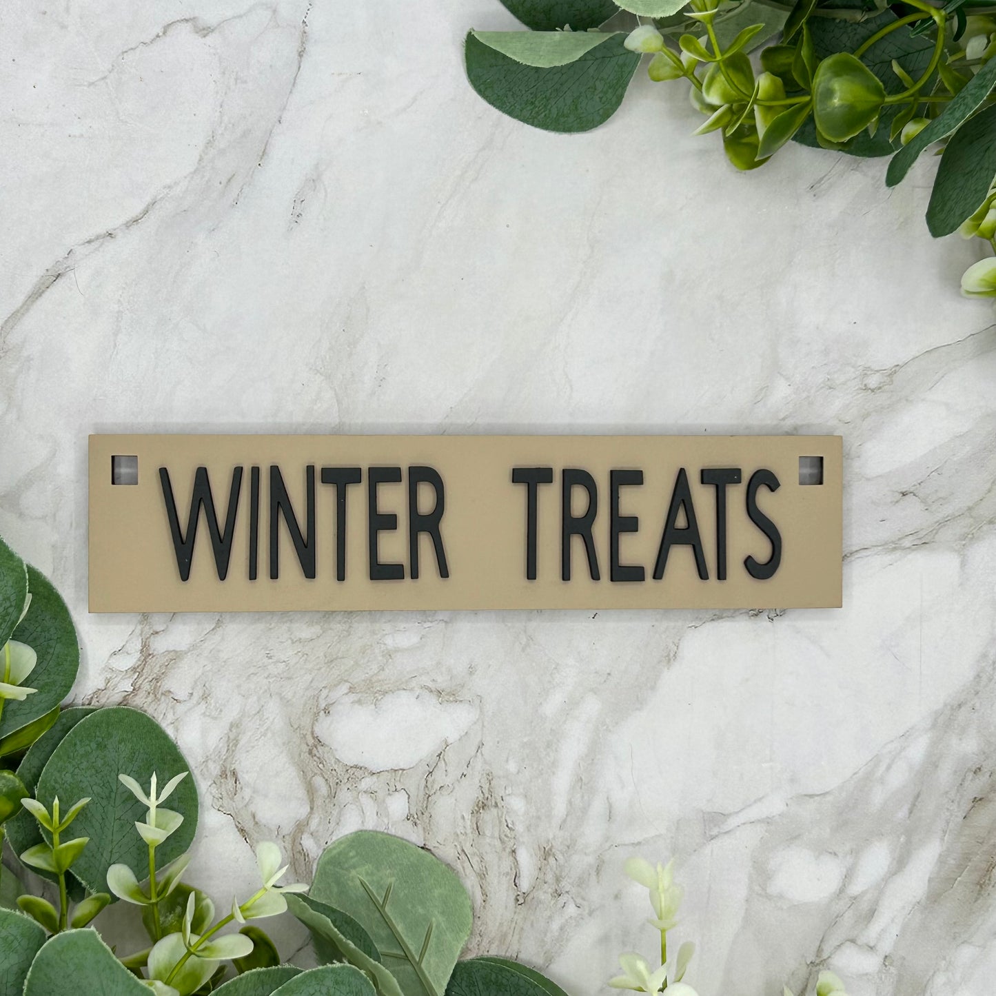 Winter Treats Hanging Sign