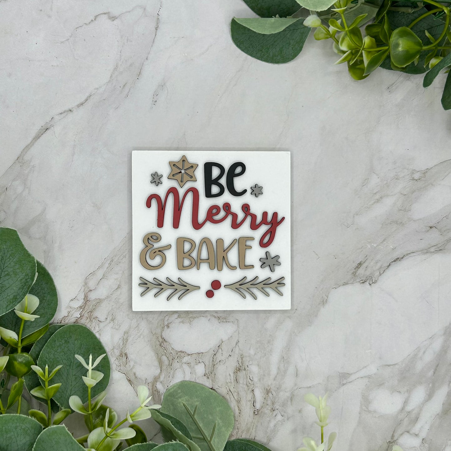 Be Merry & Bake Sign