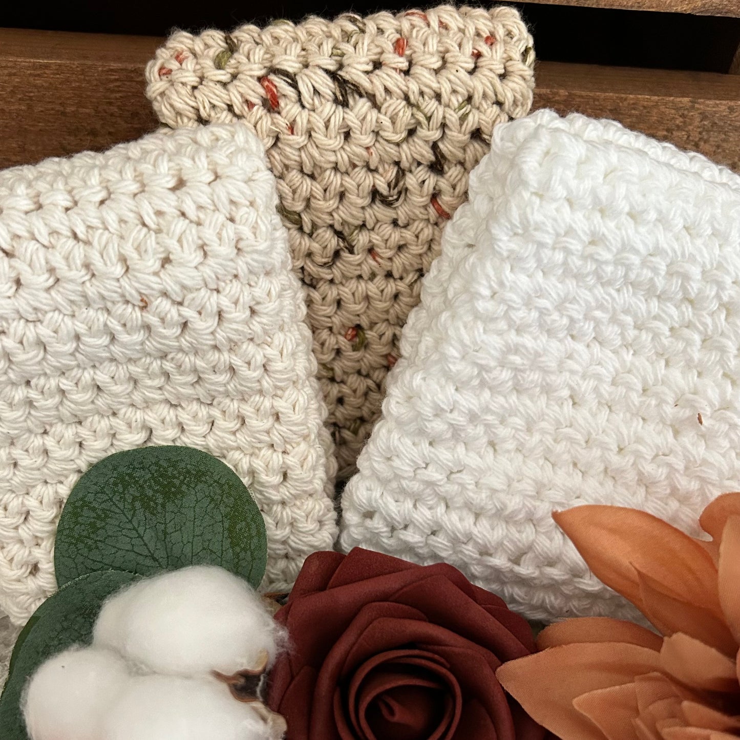 Fall Knot Dishcloth