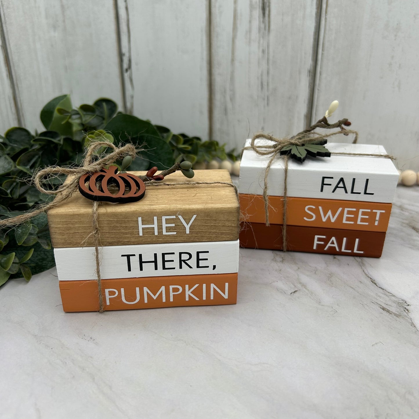 Fall Mini Stacked Books