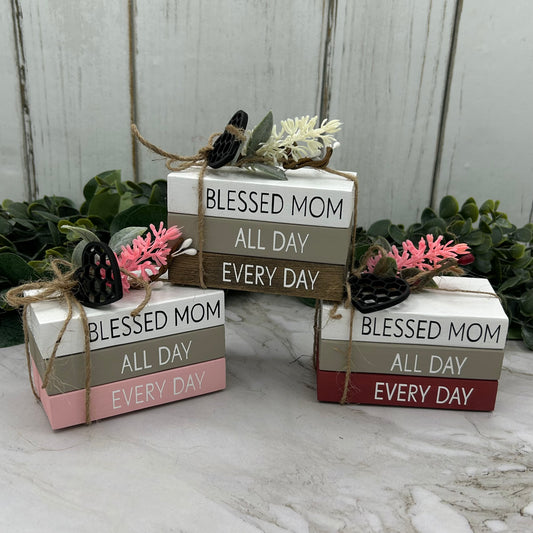 Mother’s Day Mini Stacked Books