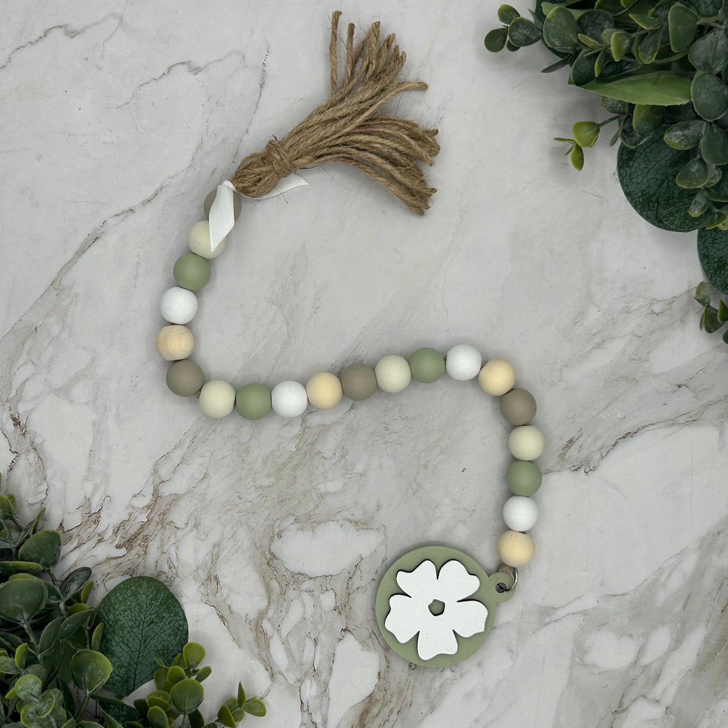 Garden Bead Tag and Garland