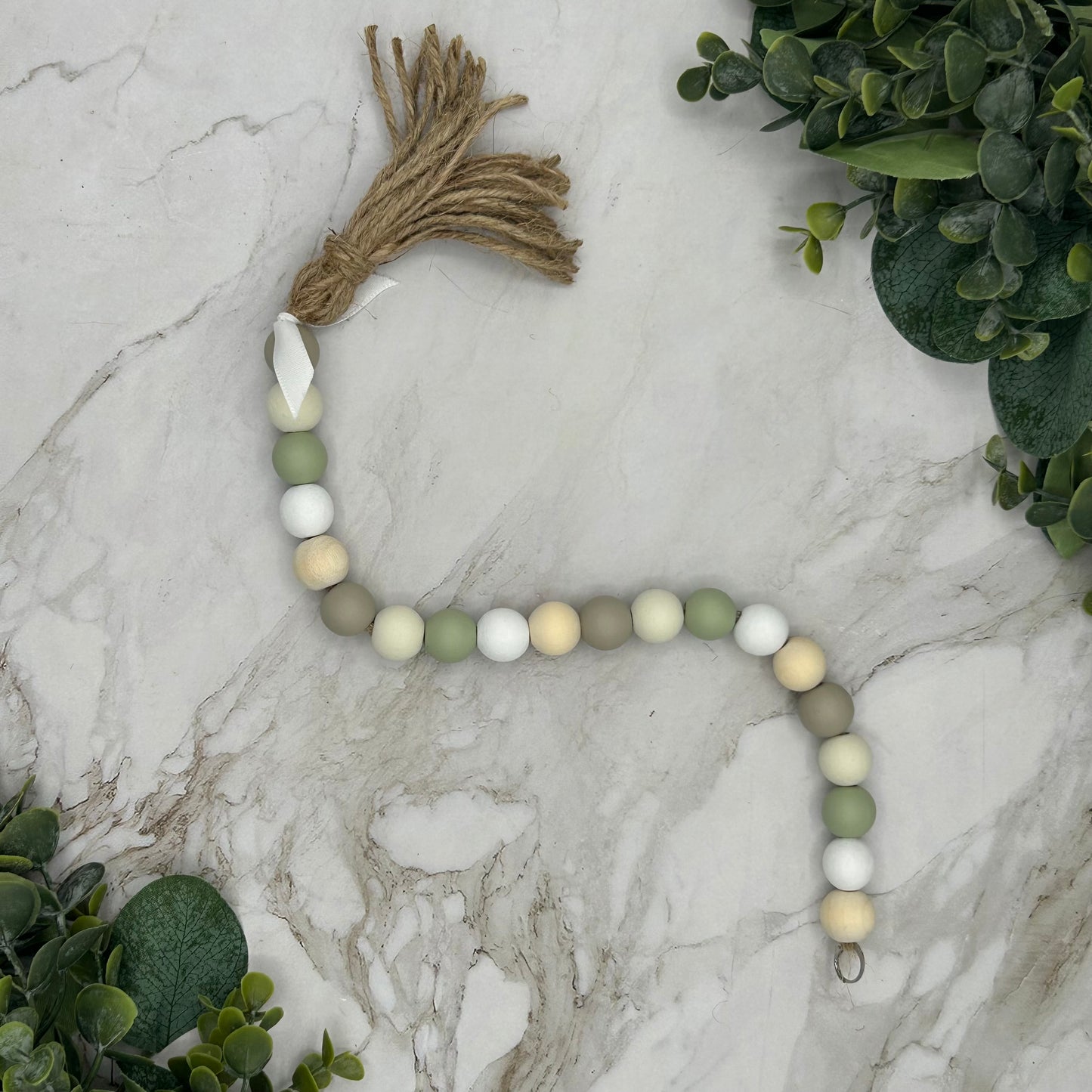 Garden Bead Tag and Garland