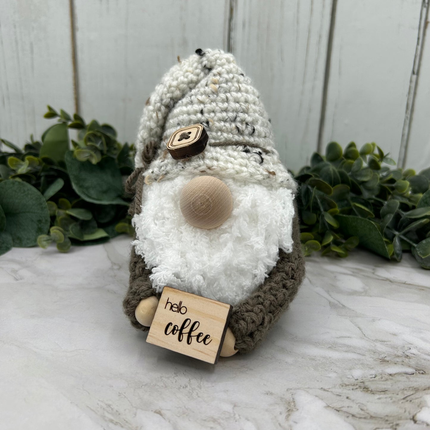 Coffee Crochet Mini Gnome