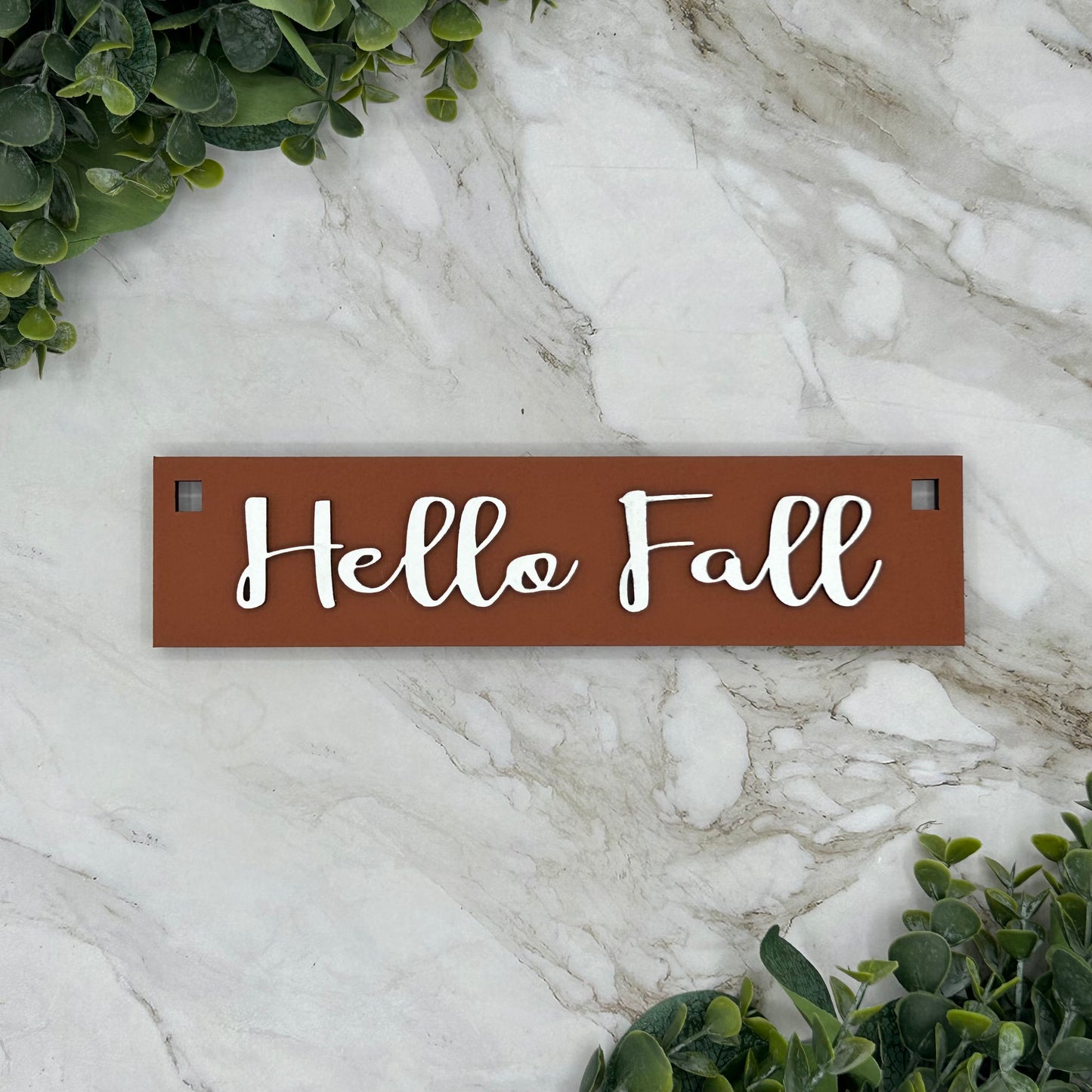 Hello Fall Hanging Sign