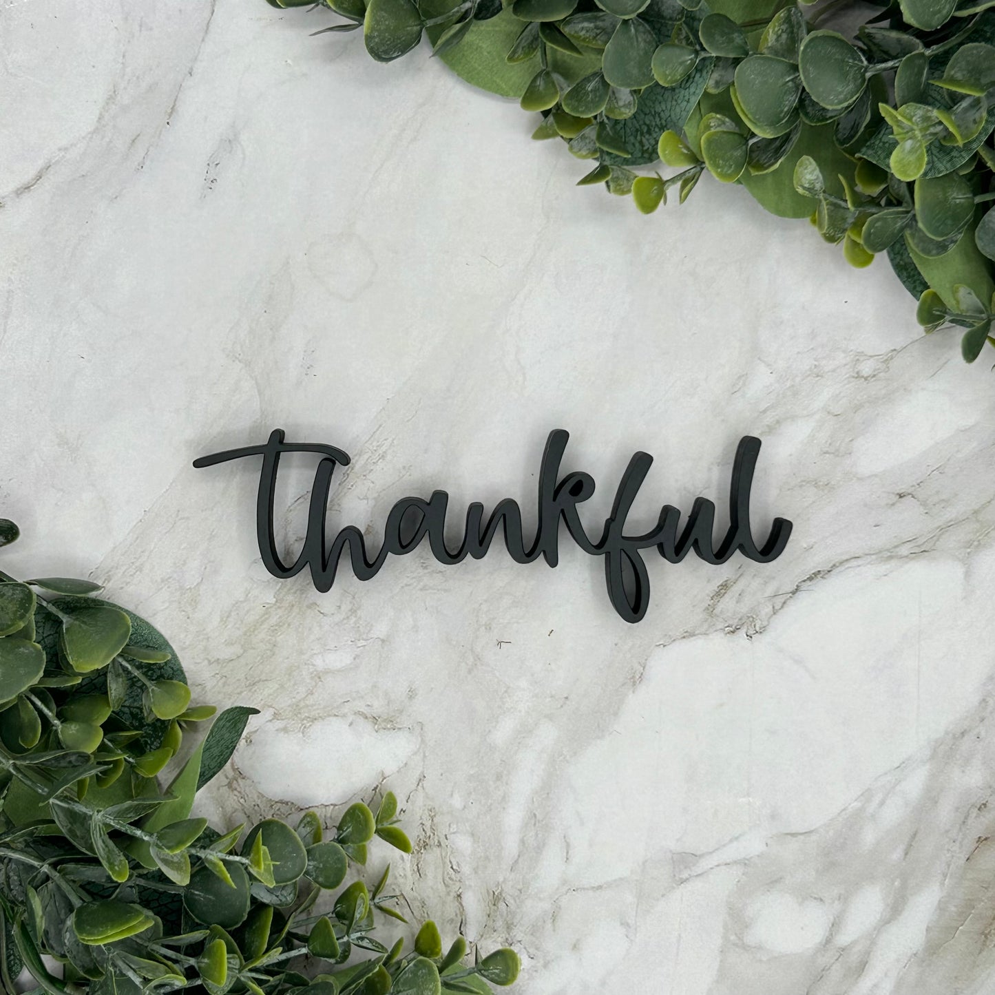 Fall Thankful Word Cutout