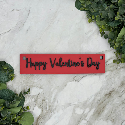 Valentine Reversible Hanging Sign-Red