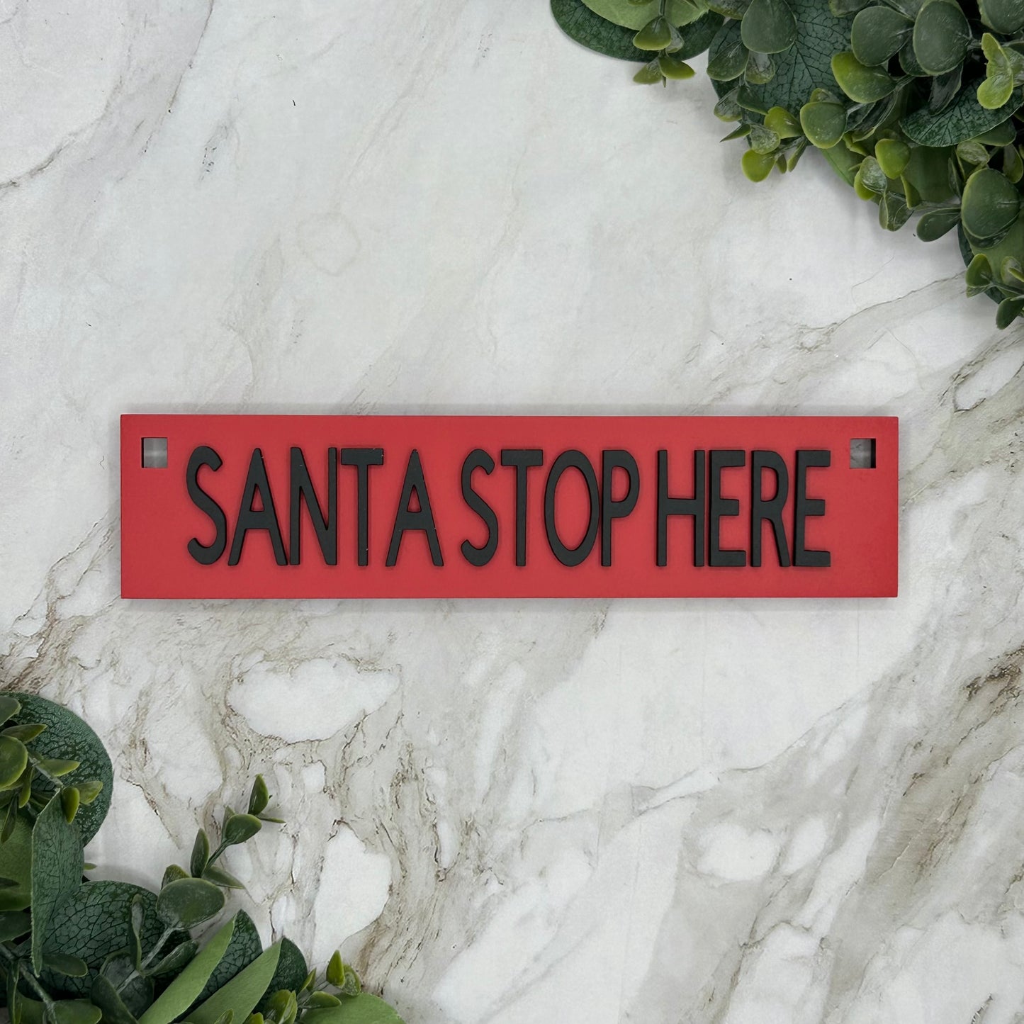 Santa Hanging Sign