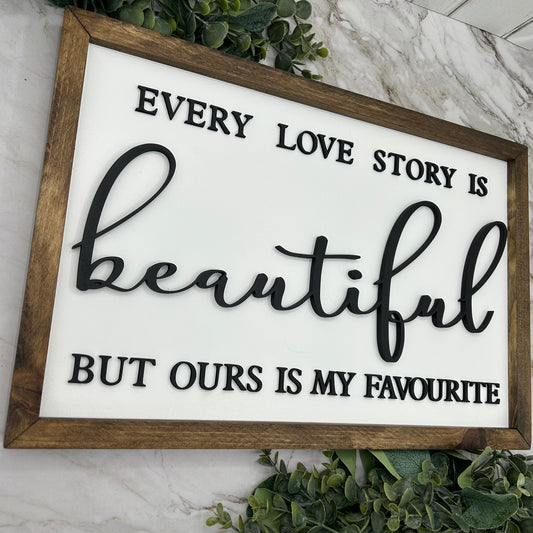 Beautiful Framed Sign