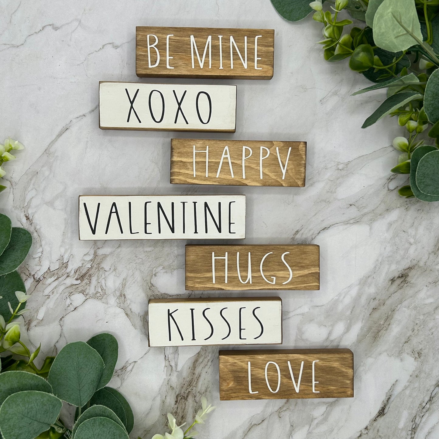 Valentine Single Word Blocks