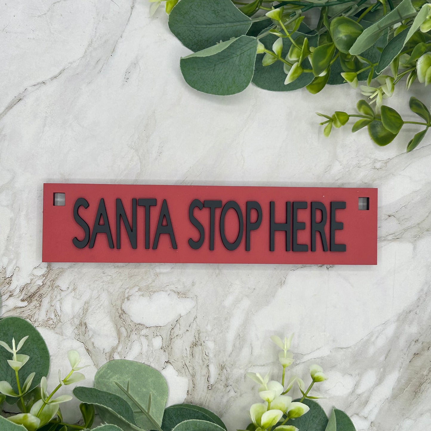 Santa Hanging Sign