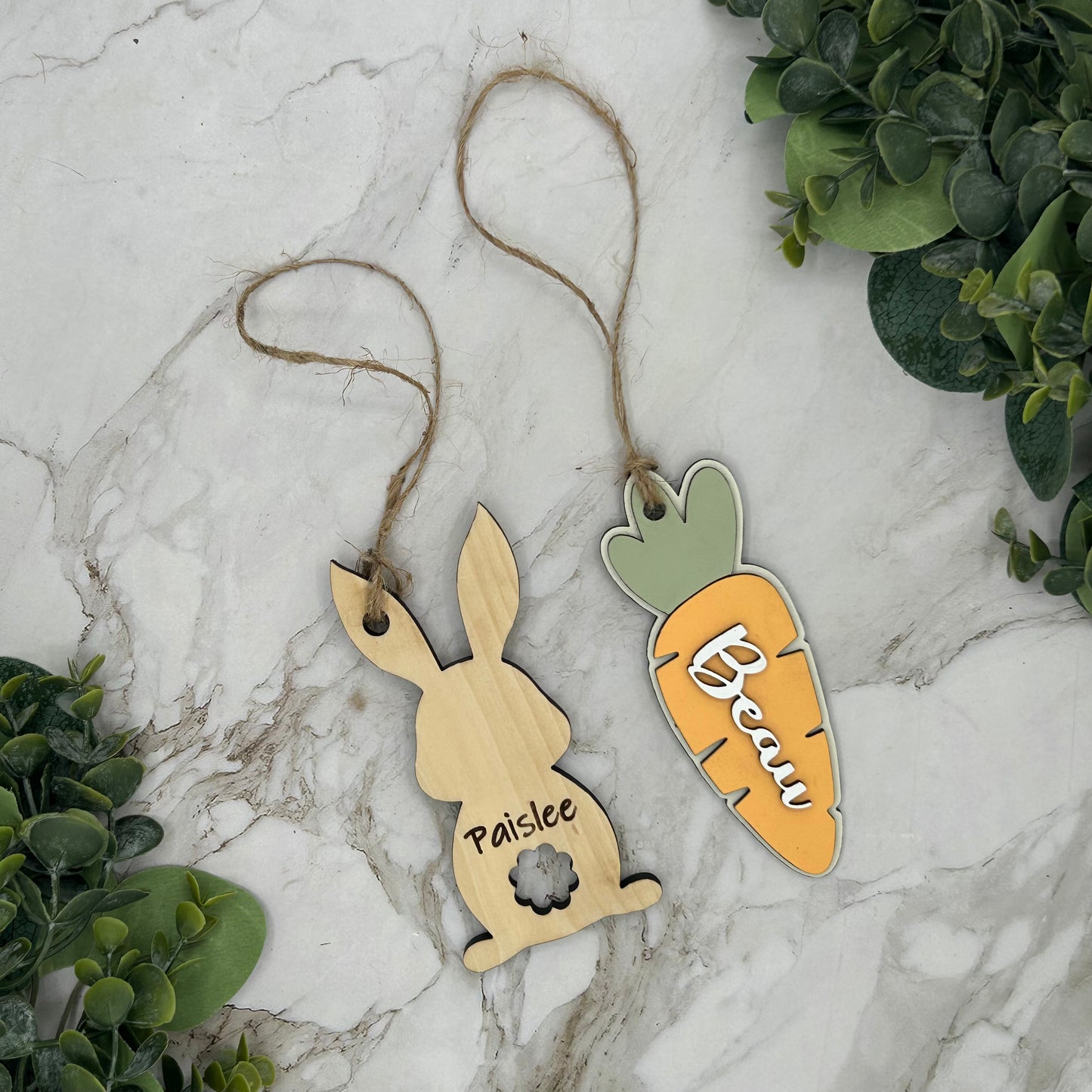 Personalized Name Easter Tags