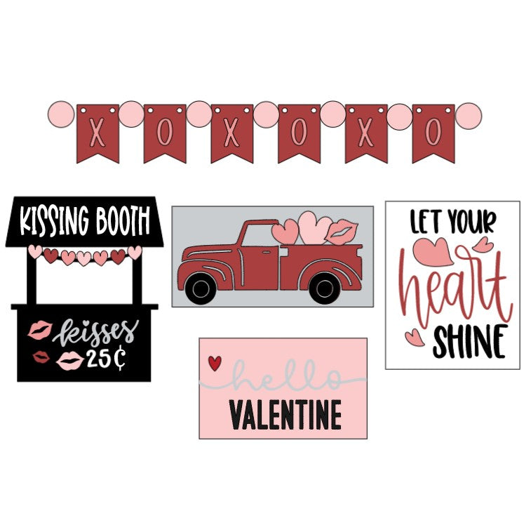 Valentine Mini Sign Set