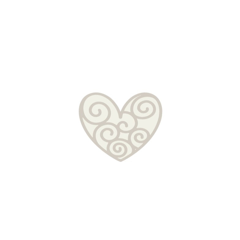 Valentine Mini Wagon-Crate Swirl Heart