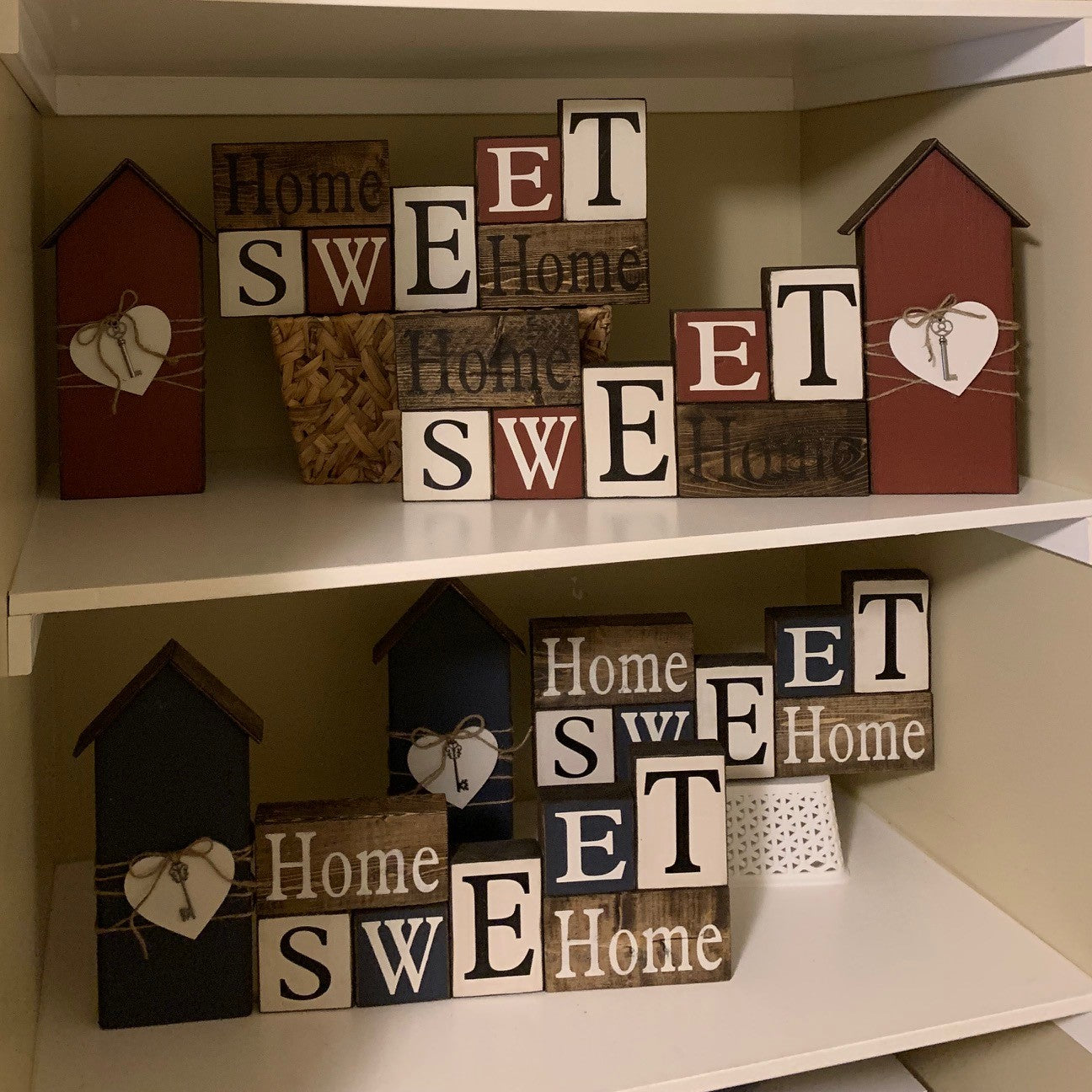 Home Sweet Home Stacked Blocks