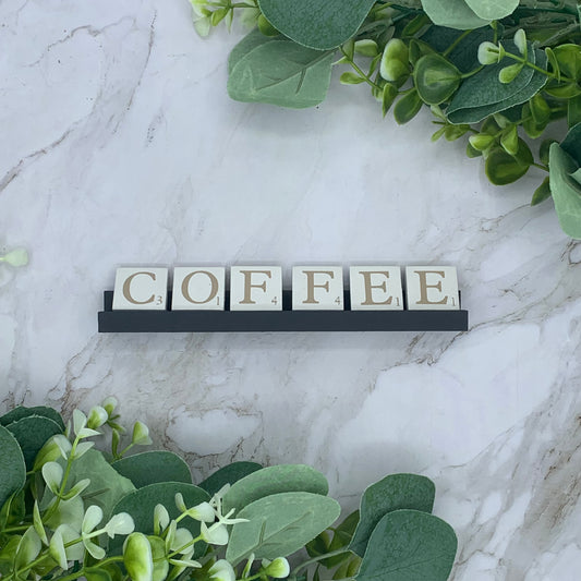 COFFEE Scrabble Tiles
