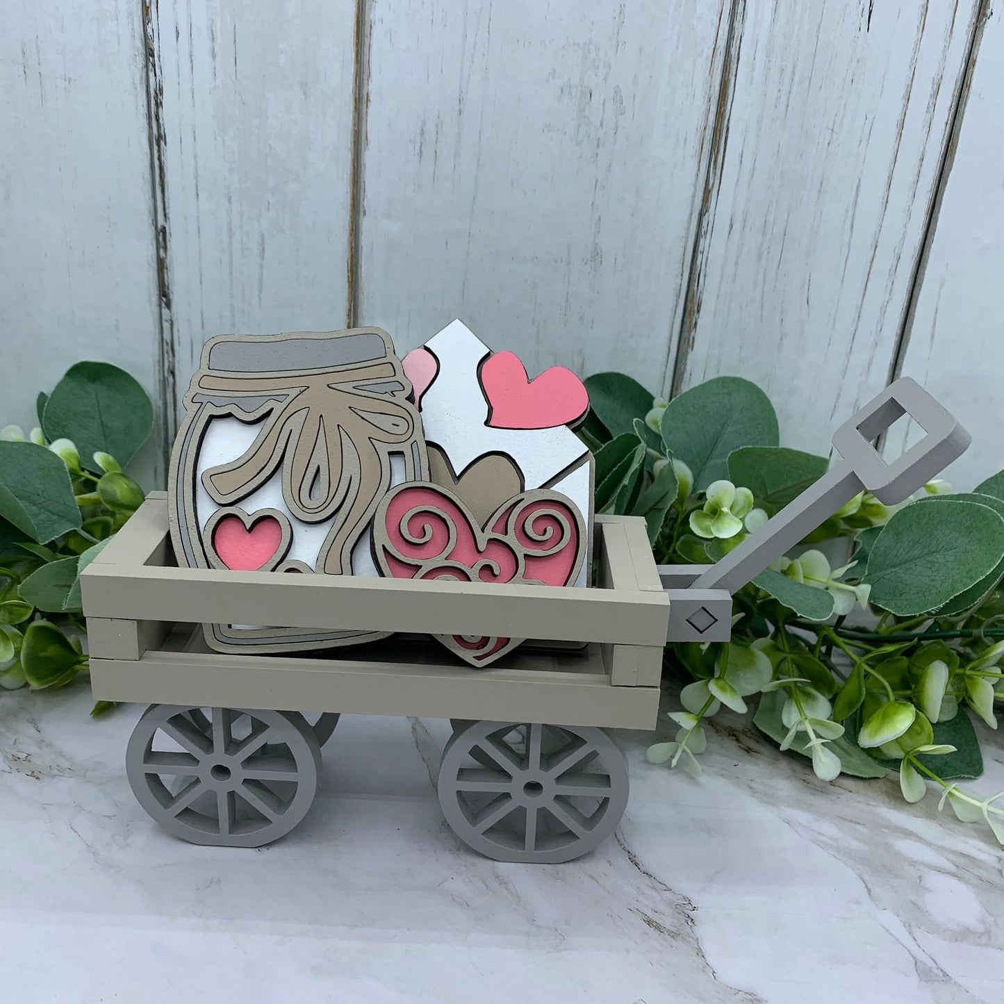 DIY Valentine Mini Wagon-Crate Signs