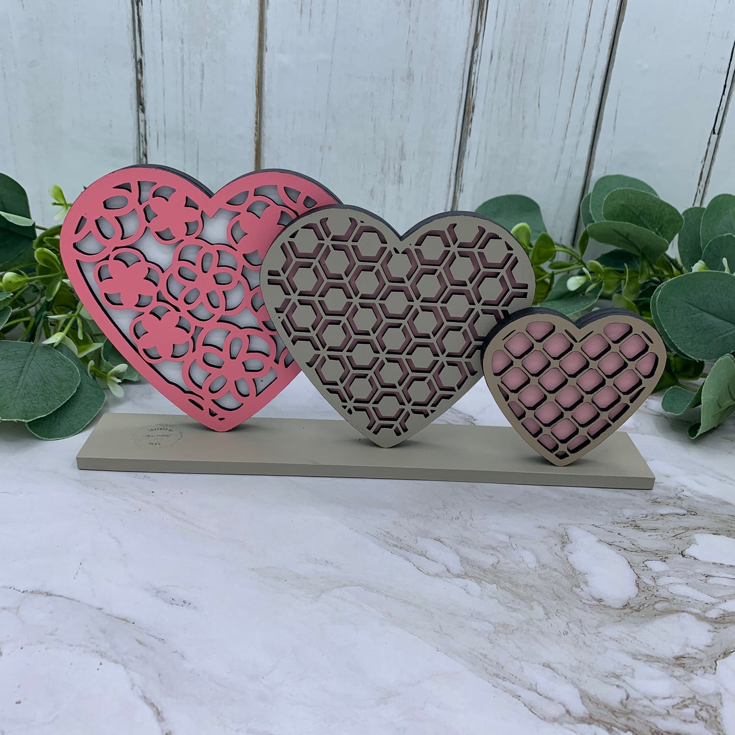 Wagon-Crate Valentine Set of 3 Pattern Shapes